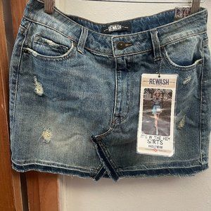 Denim Skirt Tags Attached
